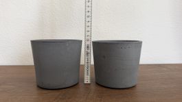 Blumentopf Grau Indoor/Outdoor