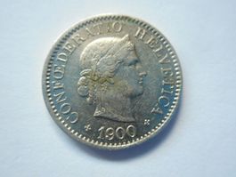 5 Rp. 1900  gute Erhaltung