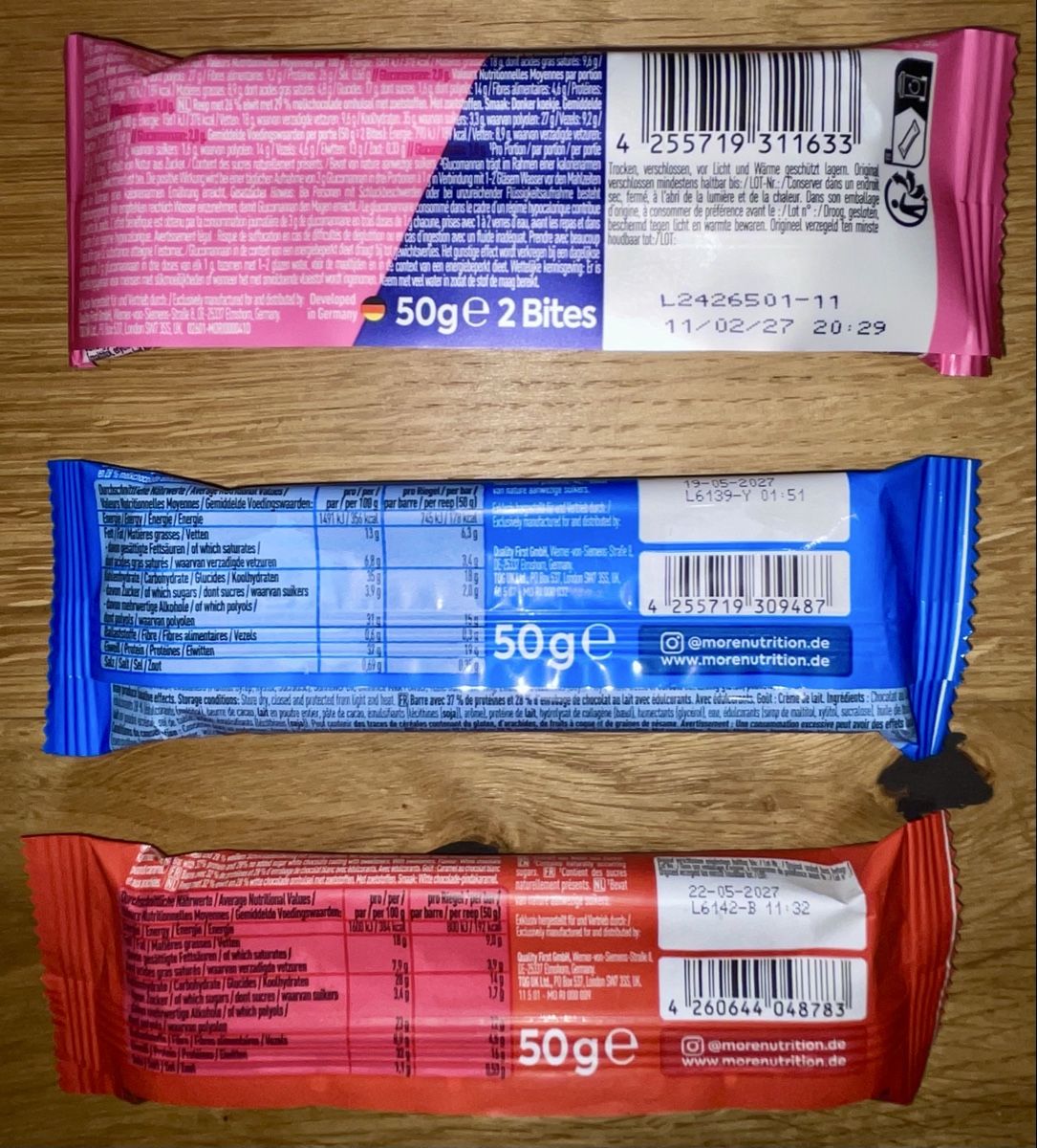 More Nutrition Aliments & Spécialités: More Nutrition 1x Protein Satisbites & 2x Soft Bar Riegel – Neuf avec emballage d'origine à Zürich par mar_9xc5 3