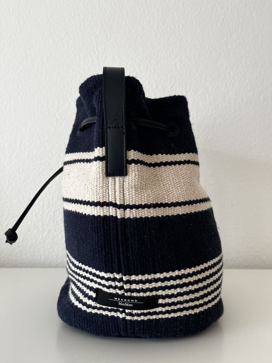 Max Mara Taschen für Damen: Weekend MaxMara Beuteltasche blau/weiss gestreift – Neu (gemäss Beschreibung) aus Olten von hahnice99 1
