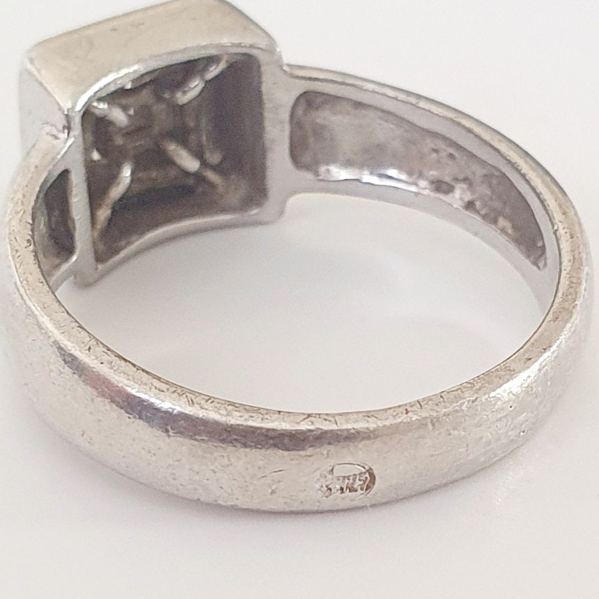 Anelli: Silberring 925 mit speziellem Muster, Grösse 17.7 mm, – Usato da Kreuzlingen venduto da Wunderkiste123 9