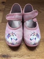 Beck Hausschuhe/Finken Einhorn rosa Grösse 25