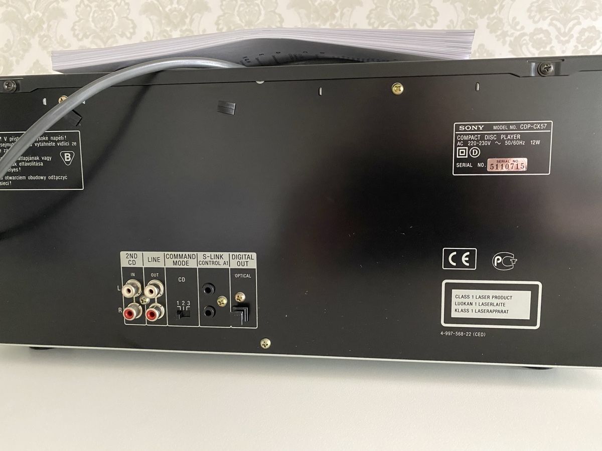 Sony Lettore multimediale & Streamer: Sony CDP-CX57  50+1 CD-Wechsler – Usato da Läufelfingen venduto da AppleVollgas 3
