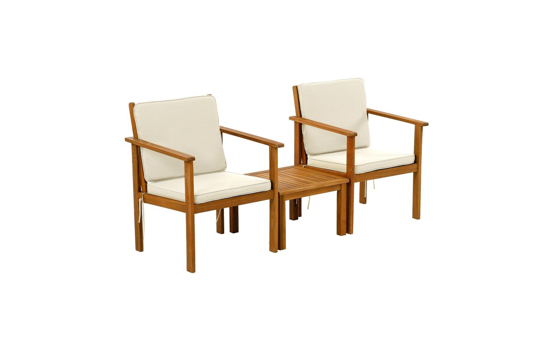 Set di tavolo e panche: Zwei Stühle und ein Tisch für Garten, Terrasse oder Balkon – Nuovo e nell'imballaggio originale da Bühler venduto da DealHaus_Ostschweiz