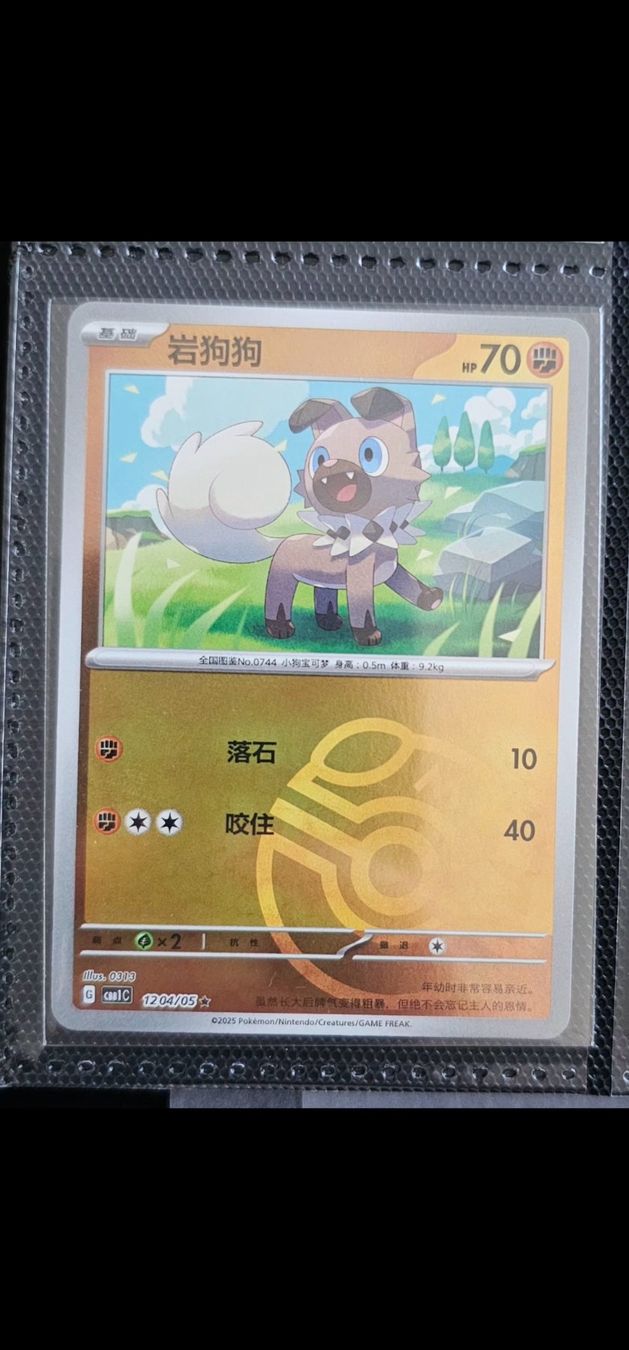 Pokémon Carte collezionabili: Rockruff [Masterball] #1204 – Usato da Martigny venduto da Neposedy