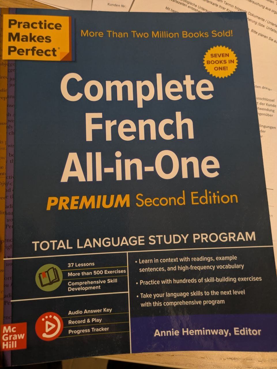 Bücher: Complete French All-in-One, Premium Second Edition – Gebraucht aus Fehraltorf von and_vvv2