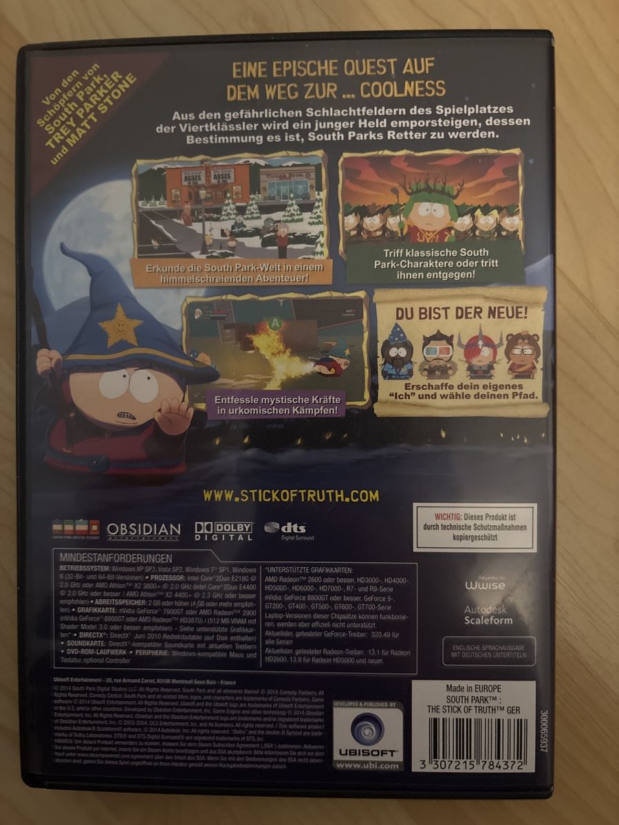 Giochi: South Park, der Stab der Wahrheit – Usato da St. Gallen venduto da sabrina_19 1
