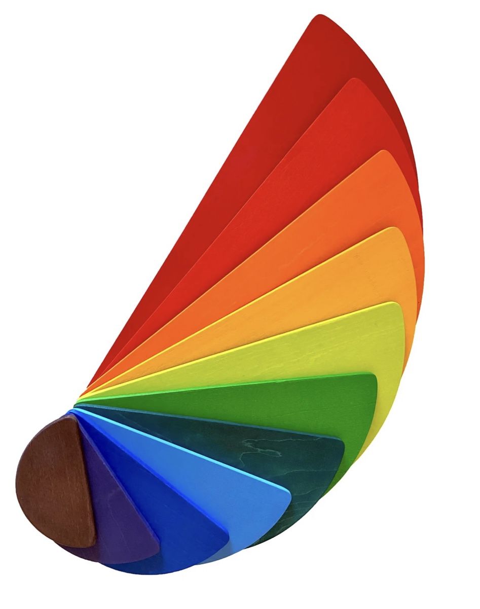 Giocattoli: Rainbow Set - Holz Regenbogen – Nuovo e nell'imballaggio originale da Männedorf venduto da Meganbdn 4