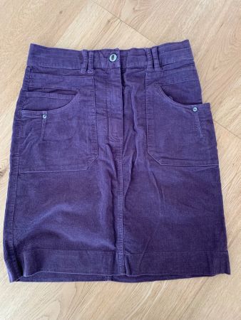 Cordjupe violett Grösse S