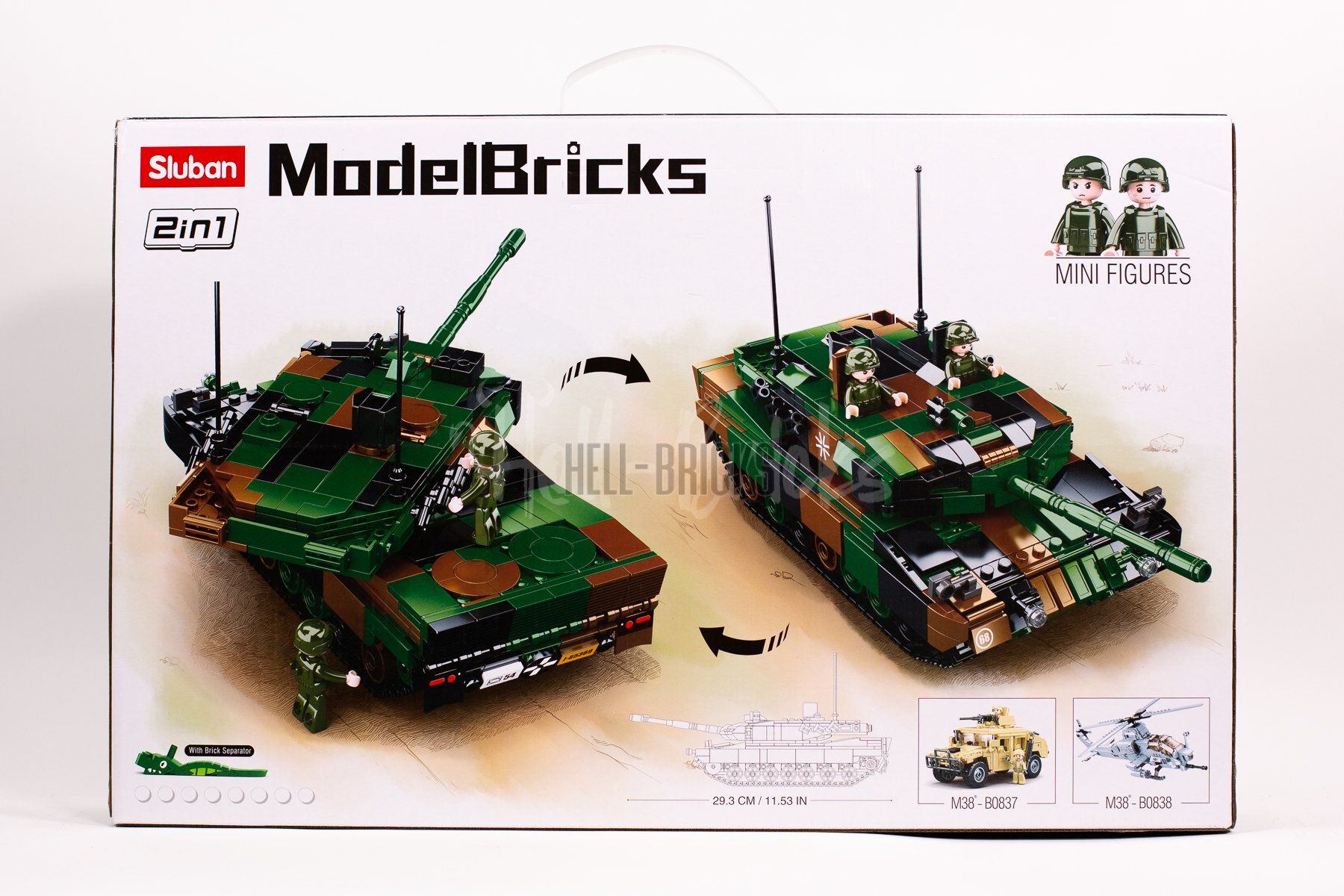Kit di modellismo & Modellini statici: Sluban Modellpanzer M-38 ModelBricks /OVP – Nuovo e nell'imballaggio originale da Volketswil venduto da rubin74 1