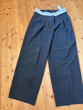 Stoffhose Cambio gestreift Grösse 40 