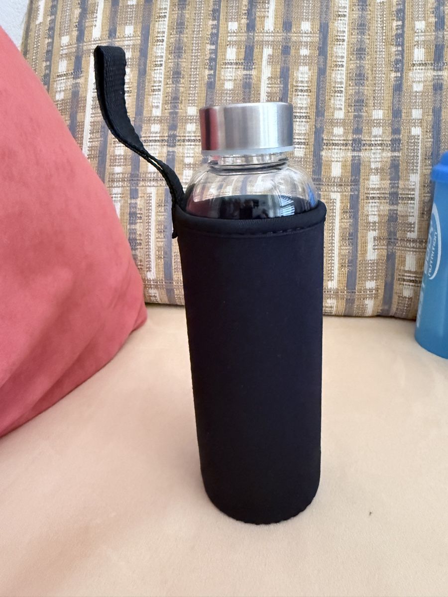 Borracce & Thermos: Glasflasche mit Edelstahl teesieb – Nuovo (secondo la descrizione) da Winterthur venduto da Puma2662 4
