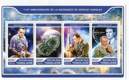 Block "Raumfahrt. Koroljow, Gagarin". Togo.