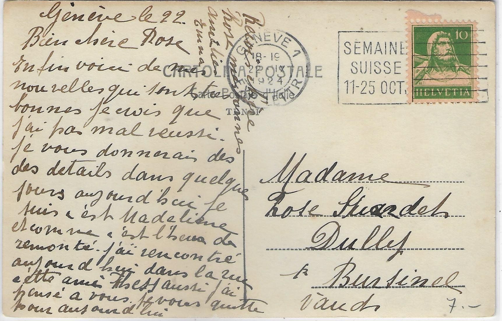 Cartoline postali: Geneve - Fete - Festumzug 1924 – Difettoso da Ettingen venduto da Kartenplanet 1