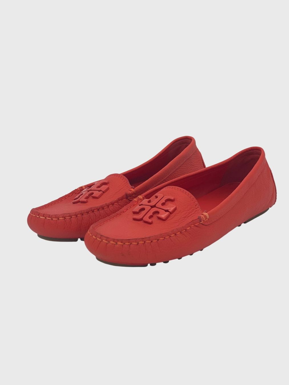 Tory Burch Damenschuhe: Tory Burch Lowell 2 Driver Mokassin EU 39.5 Orange – Gebraucht aus Zürich von shoe_shop 2