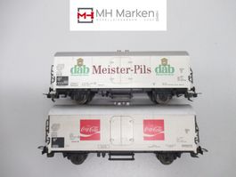 Märklin 2er Set Kühlwagen Coca Cola DB und DAB DB ohne OVP
