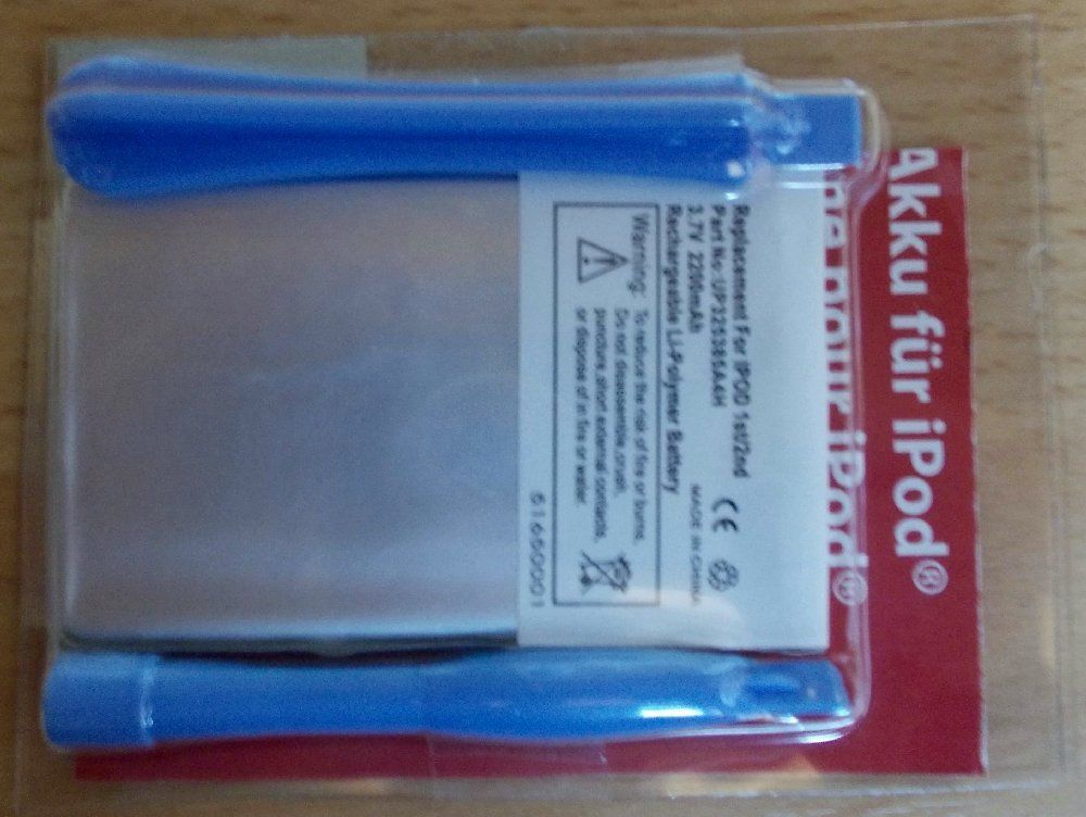 Apple Lettore multimediale portatile: Battery for iPod gen. 1 & 2 – Nuovo e nell'imballaggio originale da Bussigny venduto da Cglloq