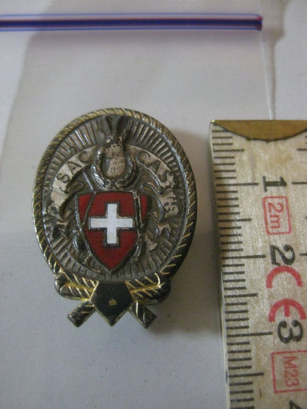 Swiss Placchette & Badge: Brosche SAC CAS SCHWEIZER ALPEN CLUB – Usato da Münchenbuchsee venduto da neuwertig-gespart 2