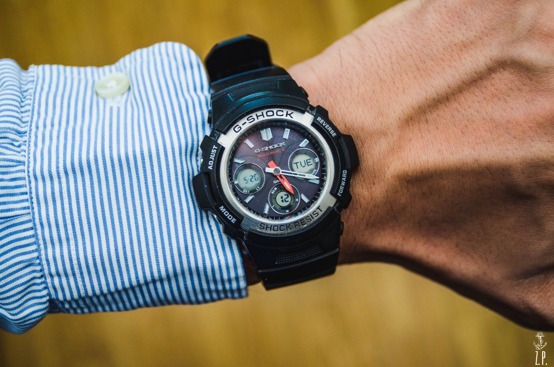 Casio Orologi: Casio G-Shock AWG-M100 Touch Solar Multiband 6 Silver – Usato da Boswil venduto da ZPwatches 7