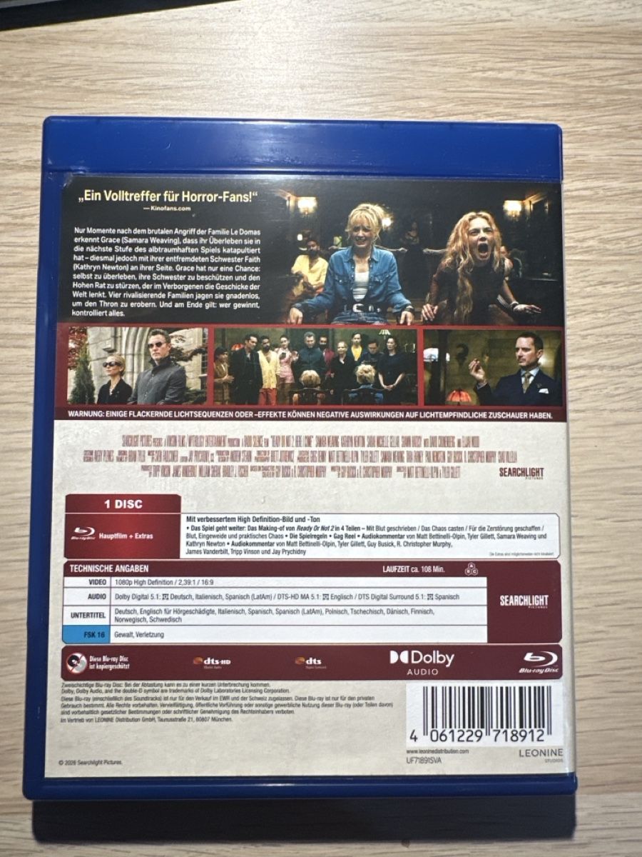 Alle DVDs: Blu-ray Ready or Not 2 – Gebraucht aus Wängi von mrpooc 1