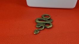 Antike Vintage Schlange Messing Figur Deko Sammler 🐍