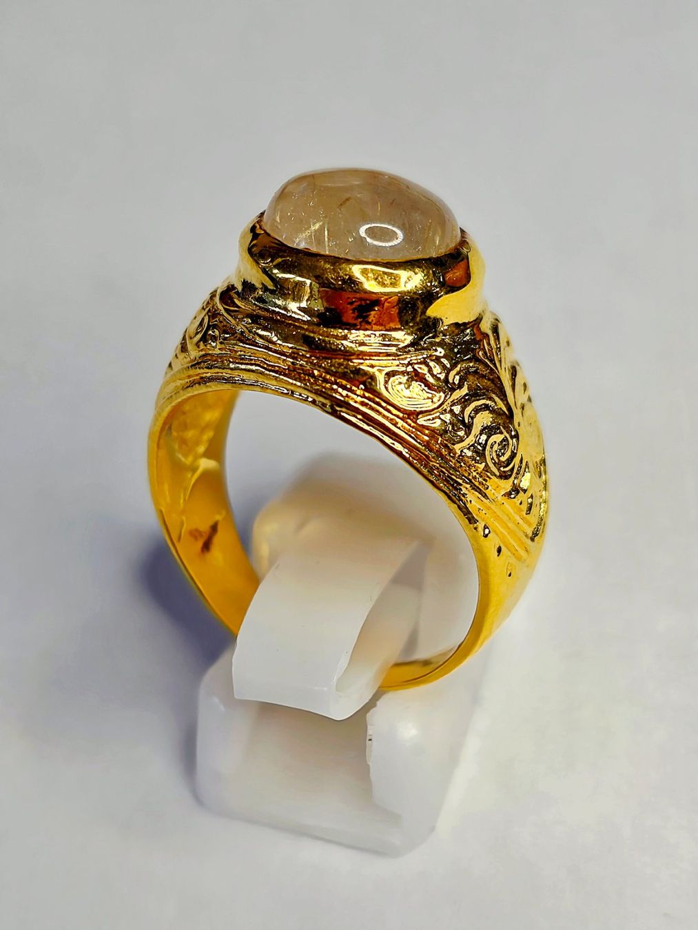 Anelli: Fingerring Rutil cabochon – Nuovo (secondo la descrizione) da Zürich venduto da Benedikt21 6