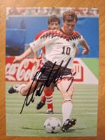 Lothar Matthäus signierte Fotos in Person gesammelt