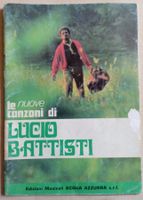 Lucio Battisti "Le nuove canzoni" - Songbuch