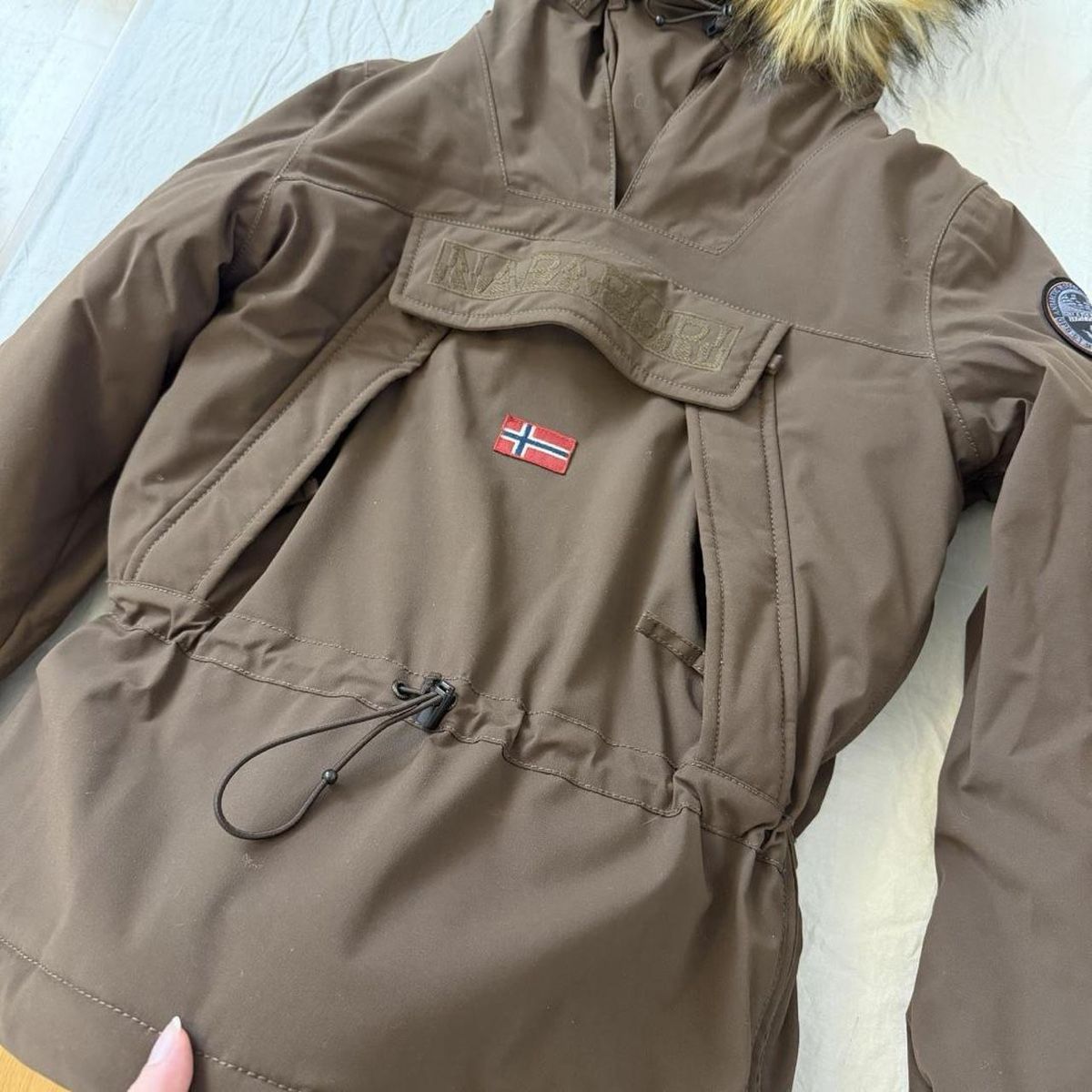 Napapijri Vestes: Napapijri skidoo brown jacket – D'occasion à Vacallo par vavas 2
