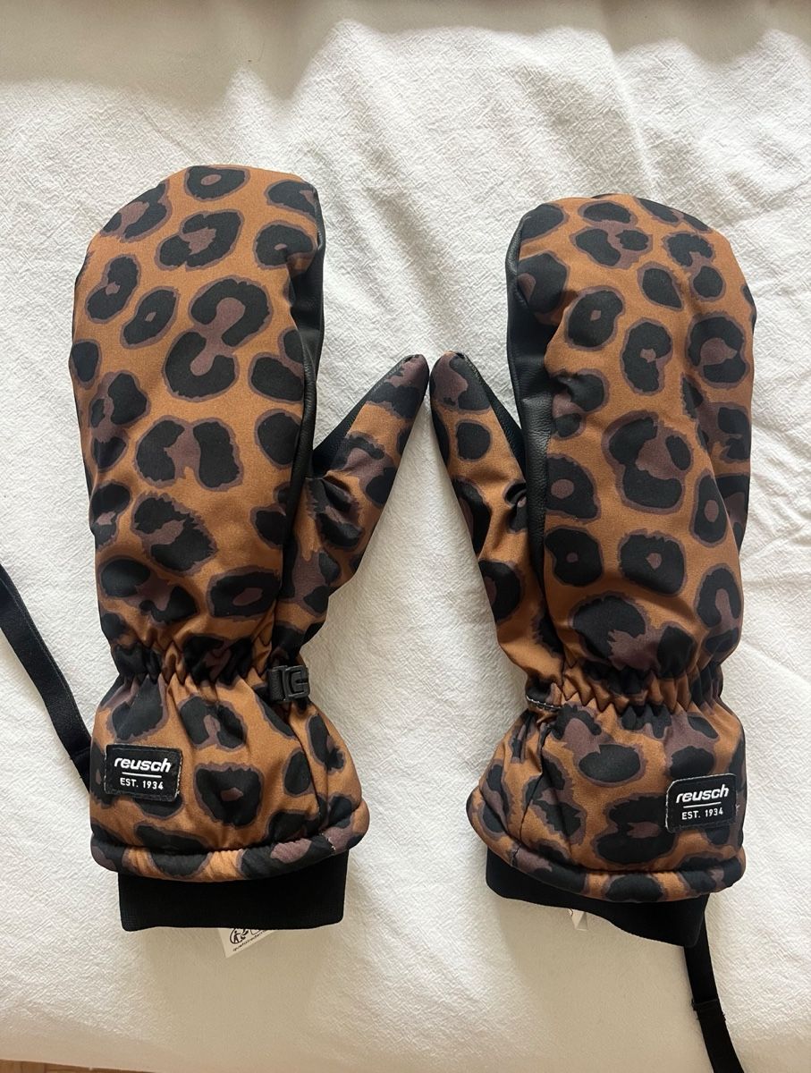 Reusch Guanti & manicotti: Reusch Leopard Print Ski Mittens - Size 8 - Winter Fun! – Nuovo (secondo la descrizione) da Bern venduto da lea_w5hk 1