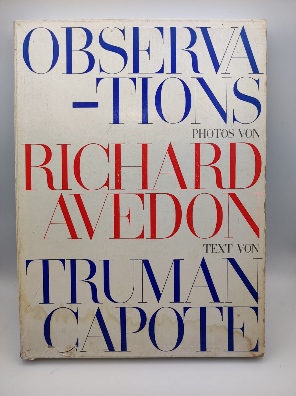 Libri: Observations. – Usato da Goldach venduto da Gaip 3