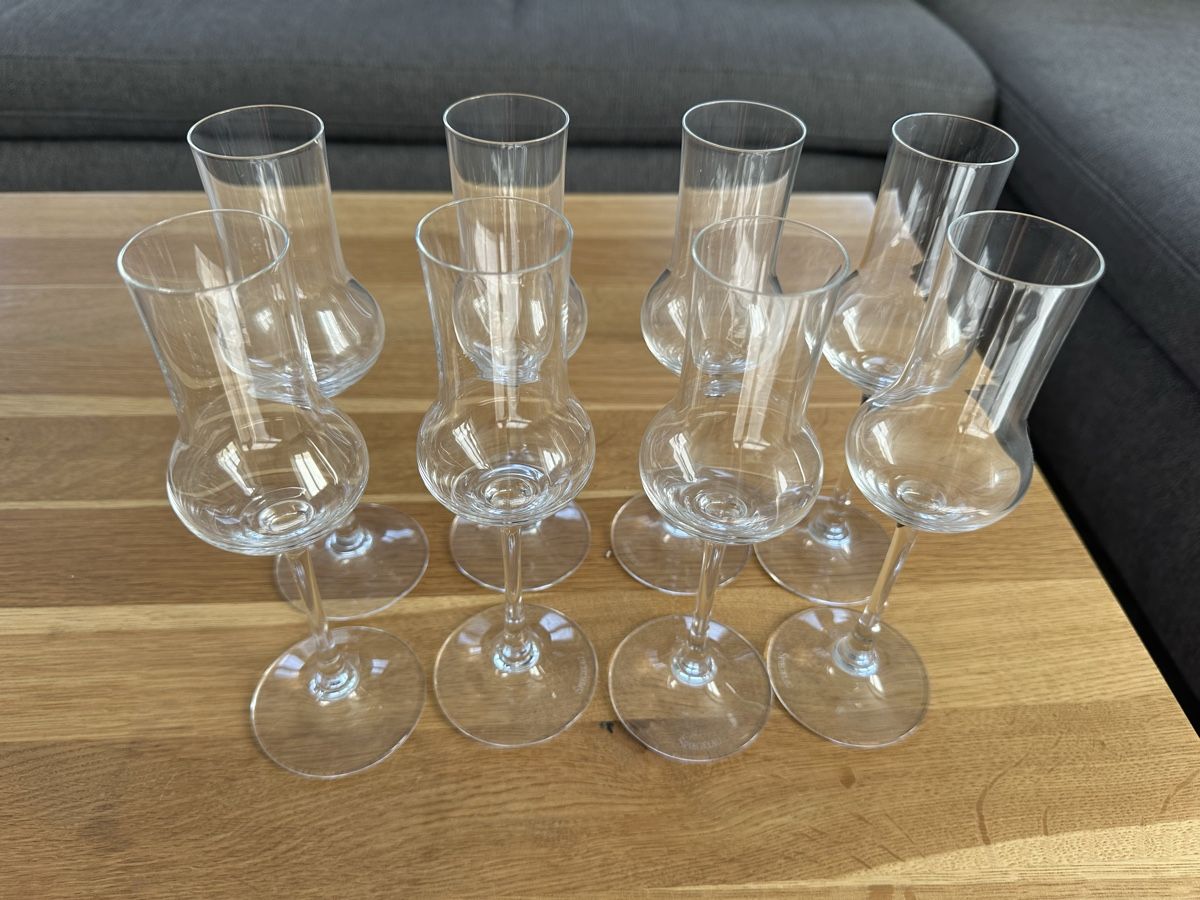 Bicchieri: Spiegelau Grappa Gläser 8Stück – Nuovo (secondo la descrizione) da Rafz venduto da Dilifledermaus