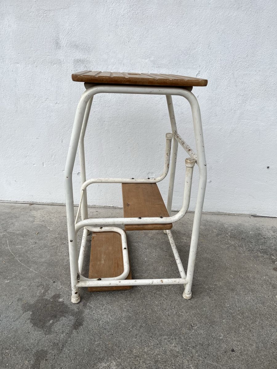 Sgabelli: Vintage 3 Tritt Hocker 60er Jahre – Usato da Bern venduto da fotolog111 5