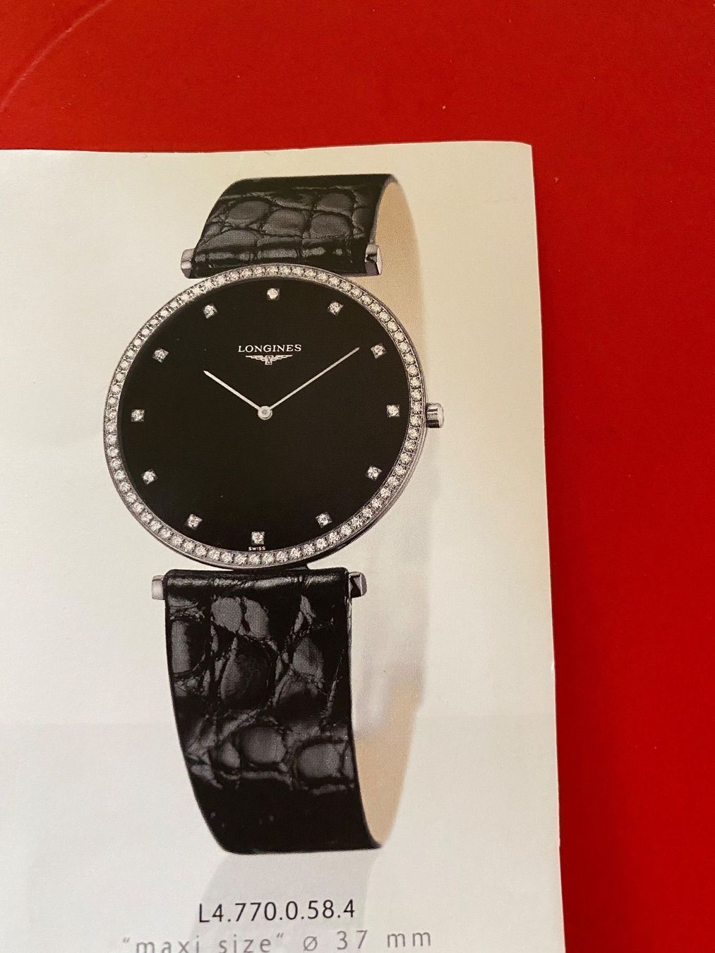 Longines Orologi: UHR LONGINES MIT ECHTEN DIAMANTEN – Nuovo (secondo la descrizione) da Uerikon venduto da Vonkamo