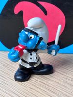 Polizei-Schlumpf, weiss / Polizist