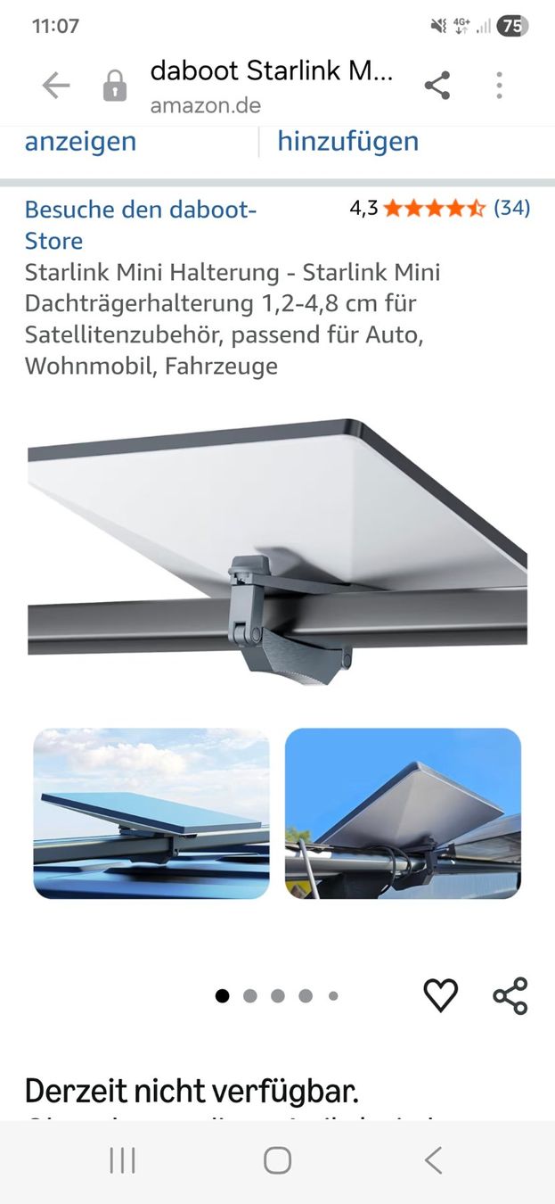 Supporti a parete: Halter Starlink Mini – Usato da Aarburg venduto da beniboy33 1