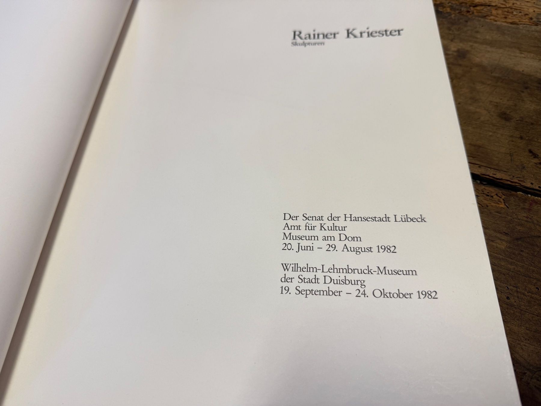 Livres: Rainer KRIESTER – D'occasion à Bern par Jwpm66 7