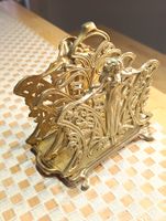 Jugendstil Briefhalter massiver Bronze um 1900j Top