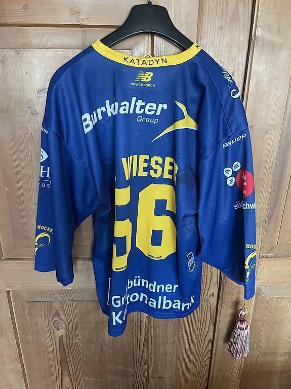 HC Davos Canottiere & Pantaloni: HC Davos Trikot D. WIESER 56 – Usato da Uster venduto da chlini1983 1