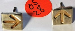 Ohrstecker Pfeil Silber (OS28)