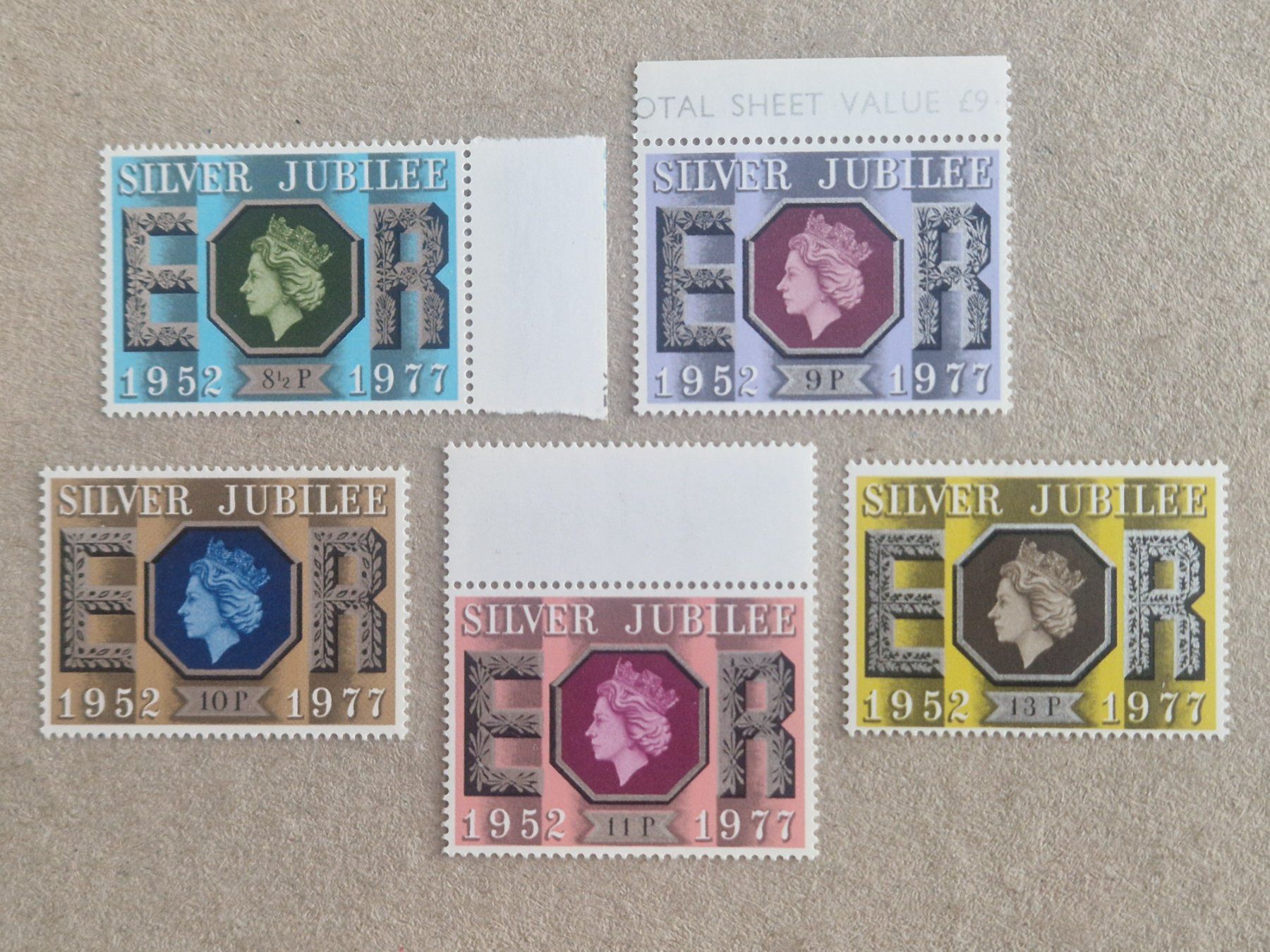 Alle Briefmarken: Angleterre   739 - 743  neuf** – Gebraucht aus Bouveret von hckoala