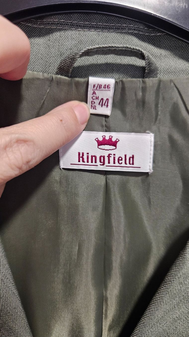 Giacche: Blazer verde Kingfield tg.44 misto cotone – Usato da Melano venduto da H-Sara 3