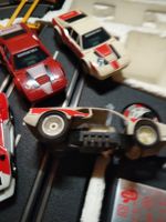 AutoRennbahn Schienen 6 Kisten voll 6 Autos 1 Def
