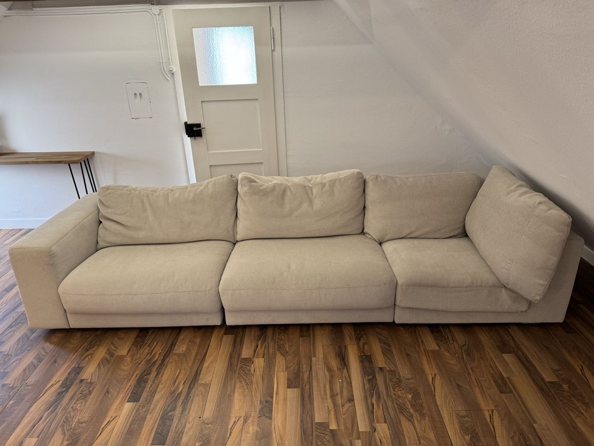 Divani: Sofa 3er Beige – Usato da Rapperswil SG venduto da Hovra