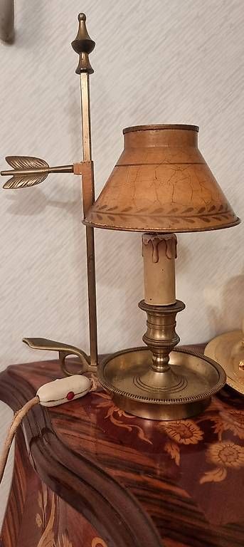 Lampade: Orginale, Antike Bouillotte Tischlampe – Usato da Kaufdorf venduto da Nati-Nati 1