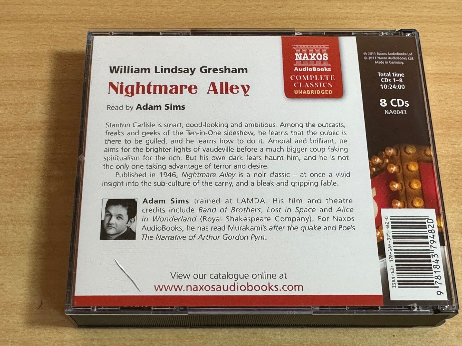 Audiolibri: Lindsay Gresham William - Nightmare Alley - 8 CD – Usato da Rikon im Tösstal venduto da Alpenmutz 3