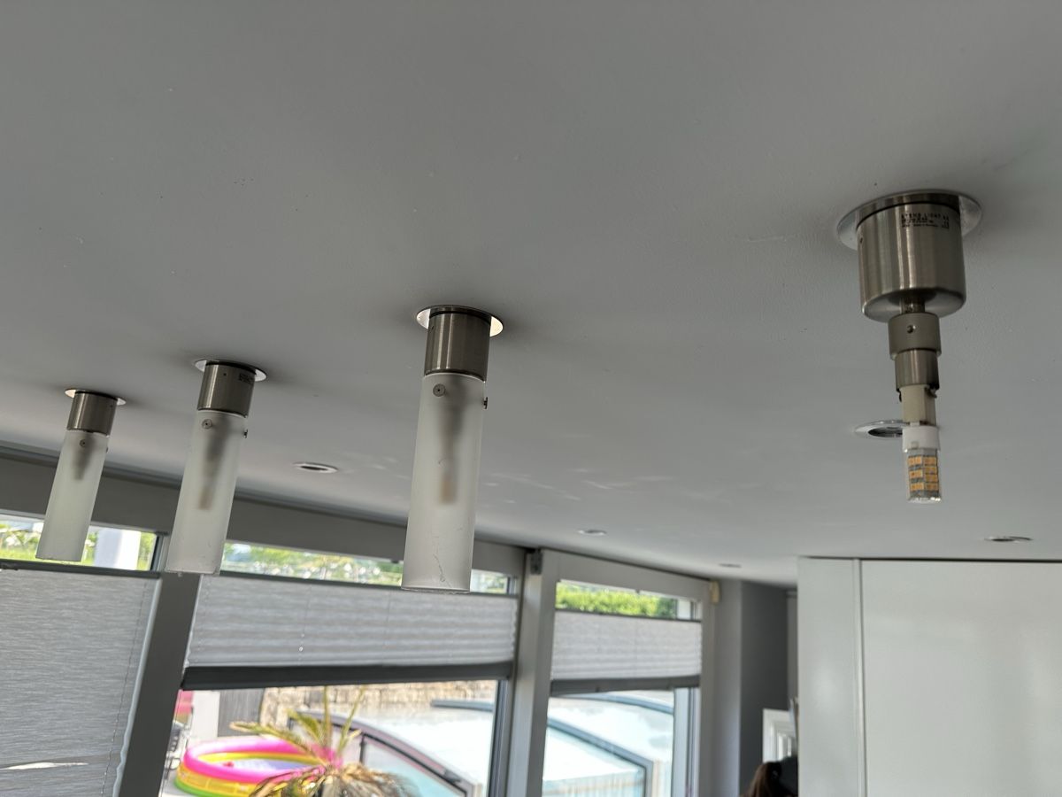 Lampadari & plafoniere: 4 Stück Deckenlampe, Edelstahl – Usato da Tann venduto da TNTMuadDib 2