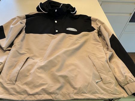 Skijacke Volcom M schwarz-beige