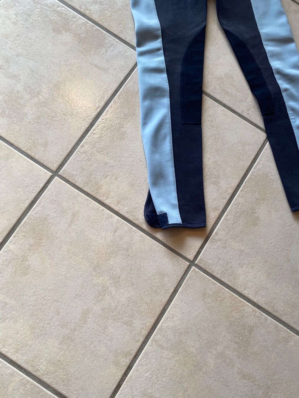 Pantaloni: 164  EQULIBRE Reithose antrazyt hellblau – Usato da Orpund venduto da Mary8972 8