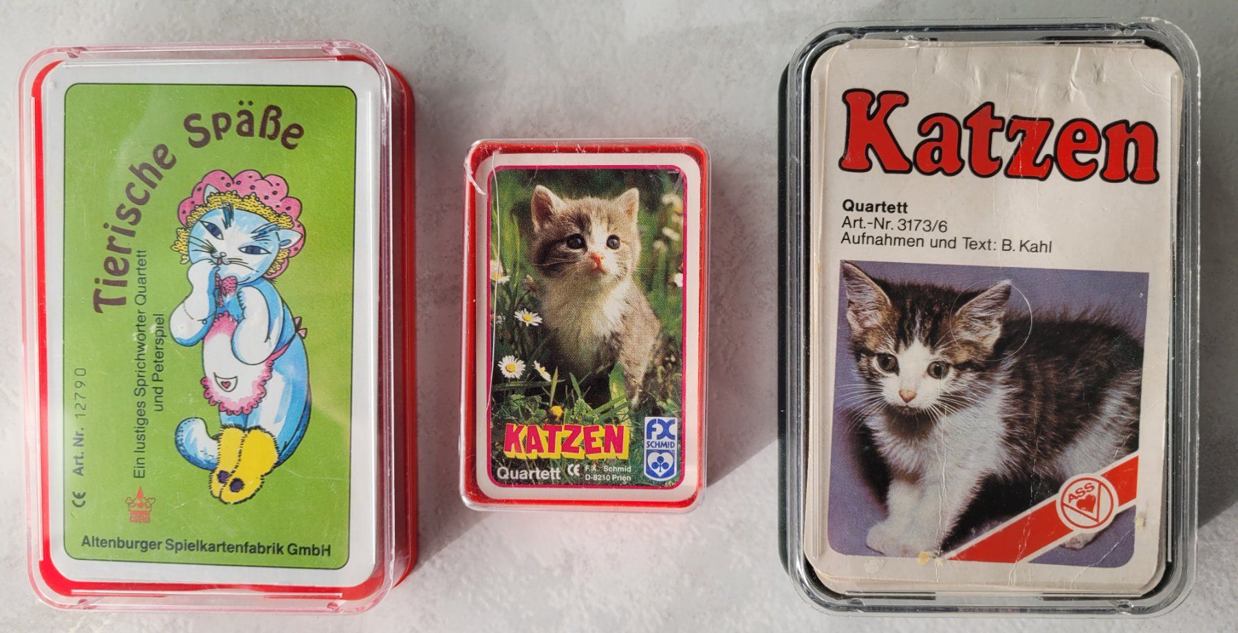 Giochi: Katzen und Kätzchen - 3 reizende Quartette – Usato da Oberuzwil venduto da rtr_wp6m